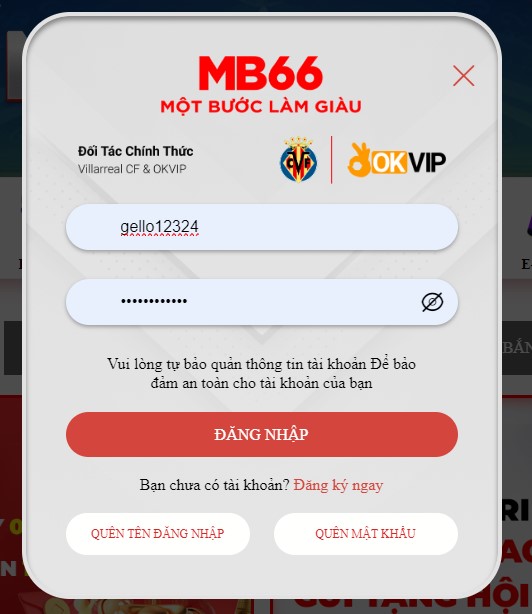 Giới Thiệu MB66 Nhà Cái Chơi Cá Cược Uy Tín Top Đầu 5 Màn hình giới thiệu Mb66 cách đăng nhập tài khoản